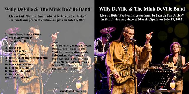 willy deville 2007 07 13 san javier murcia spain cover