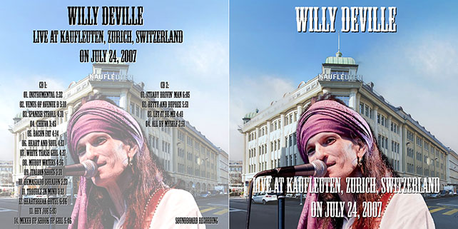 willy deville 2007 07 24 kaufleuten zurich switzerland cover