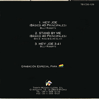 willy deville cd hey joe 40 principales back
