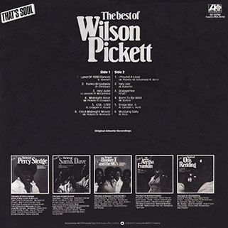 wilson pickett best of germany back