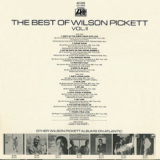 wilson pickett best of volume 2 germany back