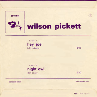 wilson pickett single hey joe france back