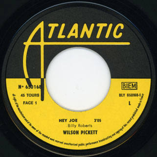 wilson pickett single hey joe france label hey joe