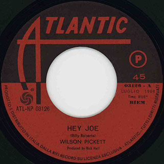 wilson pickett single hey joe italy label 1