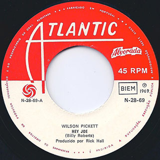 wilson pickett single hey joe portugal label 1