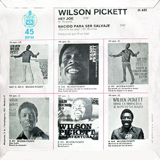 wilson pickett single hey joe spain back