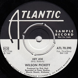 wilson pickett single hey joe sweden label 1