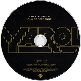 Yarol Poupaud CD Fils De Personne label