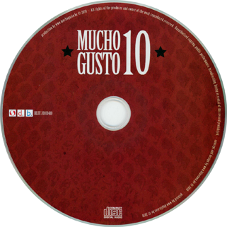 Mucho Gusto CD Diez label