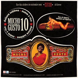 Mucho Gusto CD Diez sticker 1