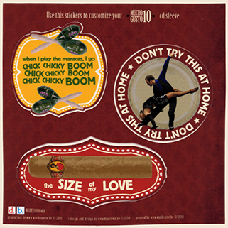 Mucho Gusto CD Diez sticker 3