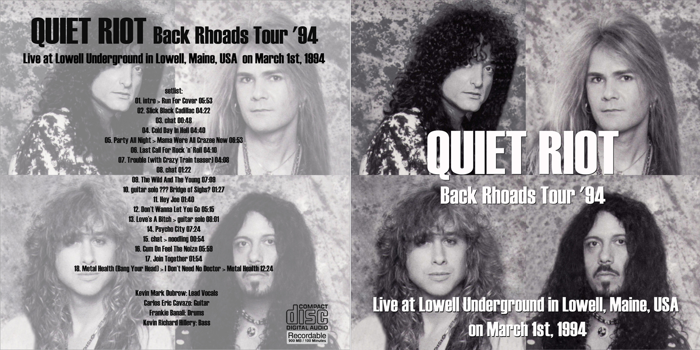 Quiet Riot Live at Lowell Underground cover