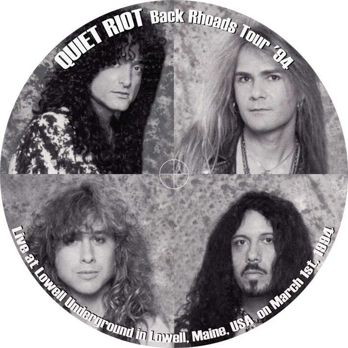 Quiet Riot Live at Lowell Underground label CD