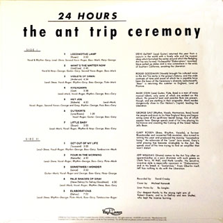 ant trip ceremony lp vinyl lovers 24 hours back cover