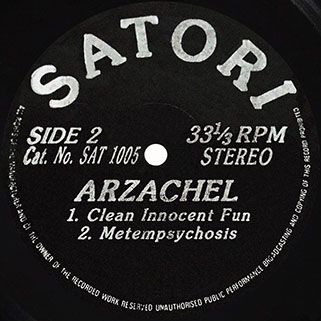 arzachel lp satori sat 1005 germany 2009 label 2