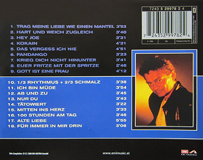Boris Bukowski CD Premium Gold Collection tray