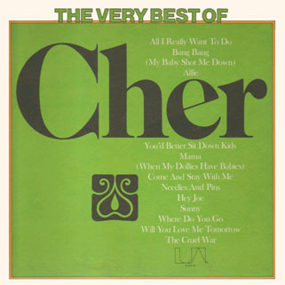 cher lp the very best of front usa