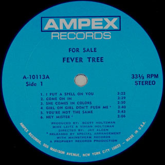 fever tree lp for sale label 1