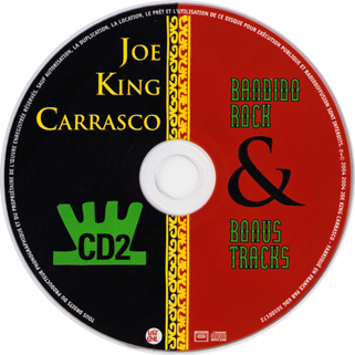 Joe King Carrasco CD Bordertown and Viva San Antone label 2