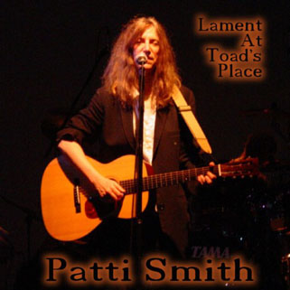 patti smith cd lament at toad's place front