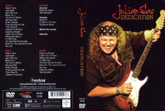 julian sas cd dvd dedication cover