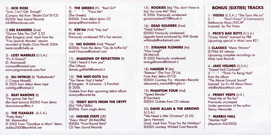 Kek 66 CD various Today Is Just Tomorrow's Yesterday Vol.3 cover in
